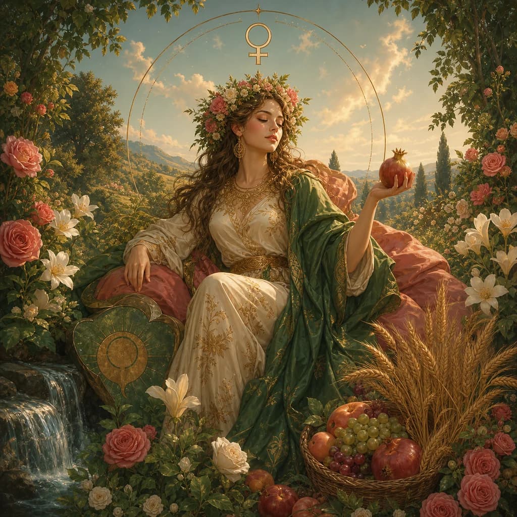 여황제(Empress) 타로 의미｜풍요·금성