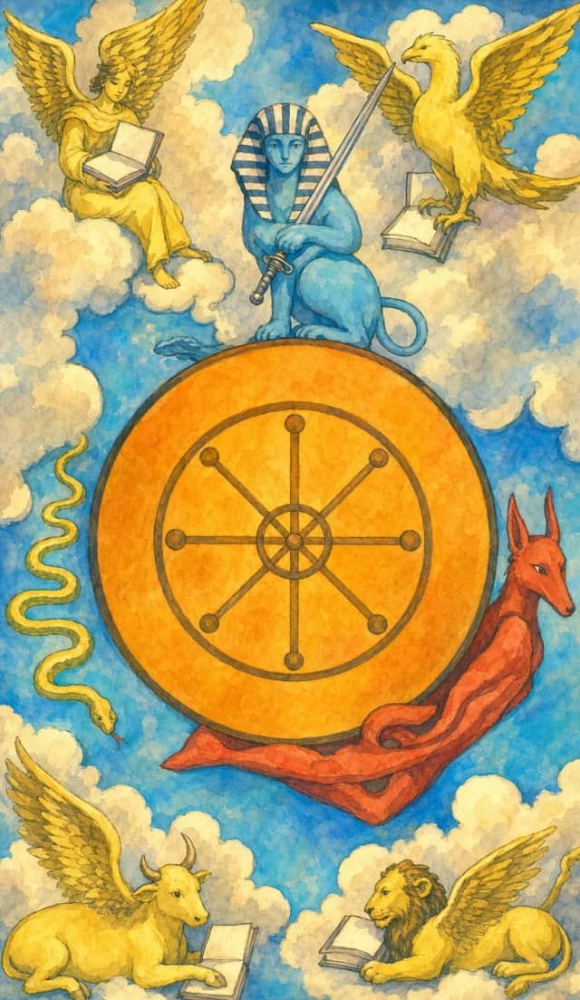 運命の輪のカード