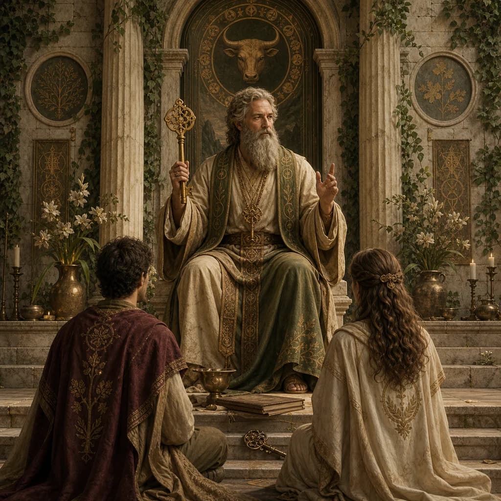 教皇牌(The Hierophant)牌義:傳統、師承與金牛座的智慧