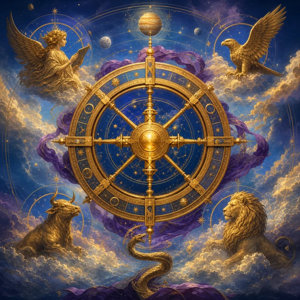命運之輪(The Wheel of Fortune)牌義:周期、因緣與木星